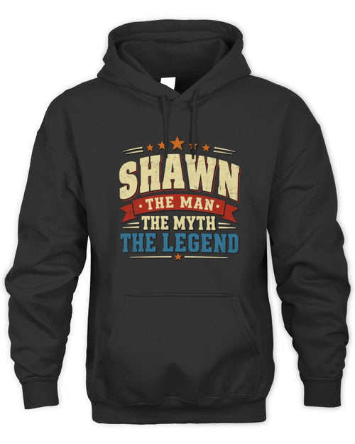 The Man The Myth The Legend Ribbon Vintage T-Shirt SHAWN M1-56 / Unisex Hoodie / black