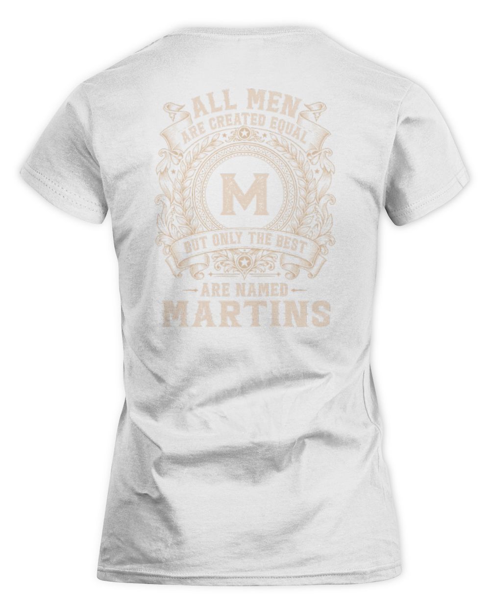 All Men Are Created Equal Cool Logo Shirt MARTINS M1-60 / Women's Standard T-Shirt / white