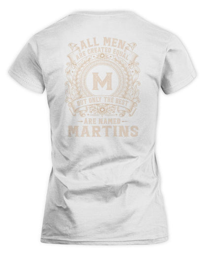 All Men Are Created Equal Cool Logo Shirt MARTINS M1-60 / Women's Standard T-Shirt / white