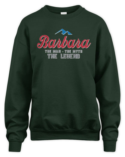 The Man The Myth The Legend Coors Light Beer T-Shirt BARBARA M1-S84 / Unisex Sweatshirt / forest green
