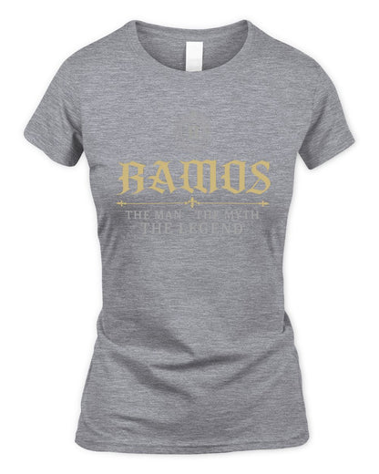The Man The Myth The Legend Western Shirt RAMOS M1-78 / Women's Standard T-Shirt / sport grey