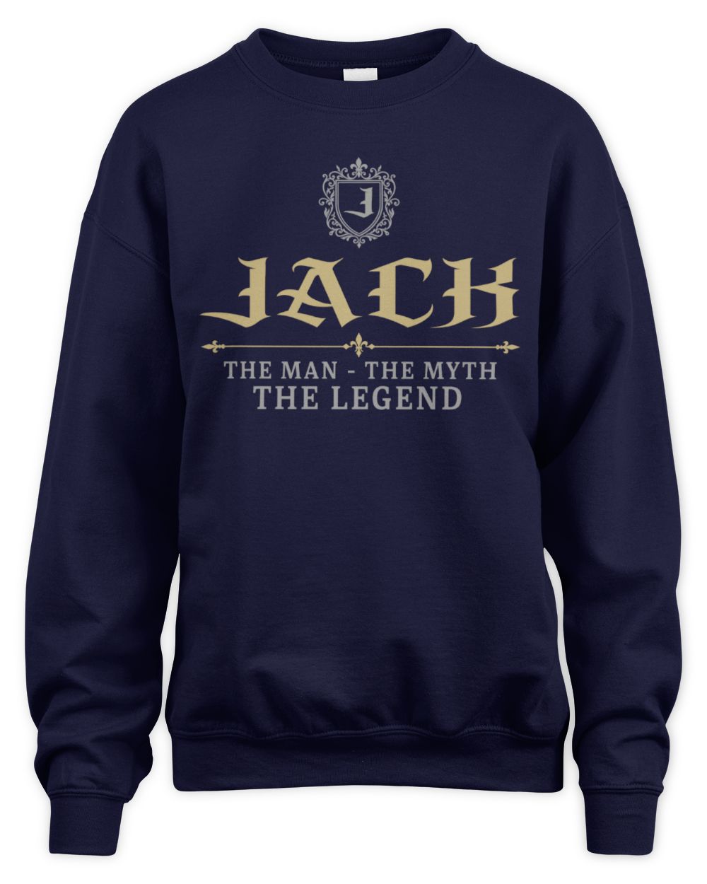The Man The Myth The Legend Western Shirt JACK M1-78 / Unisex Sweatshirt / navy