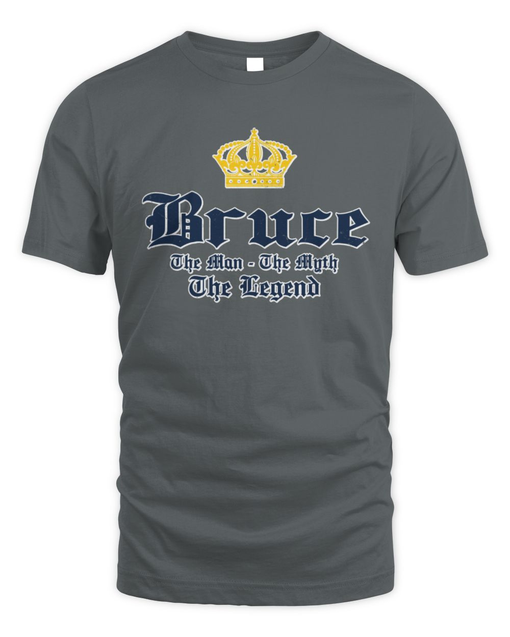 The Man The Myth The Legend Corona Beer T-Shirt BRUCE M1-S83 / Unisex Standard T-Shirt / charcoal