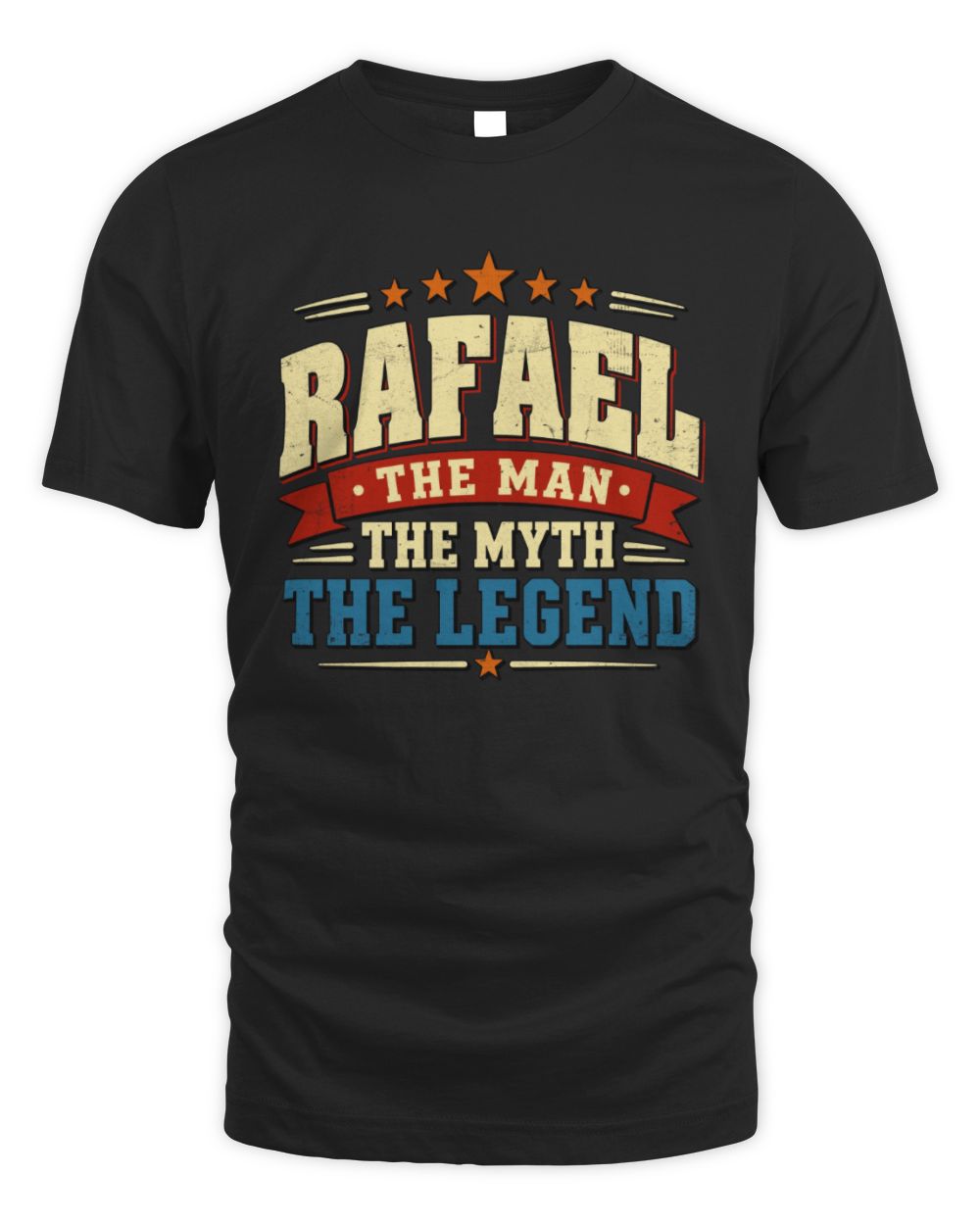 The Man The Myth The Legend Ribbon Vintage T-Shirt RAFAEL M1-56 / Unisex Standard T-Shirt / black