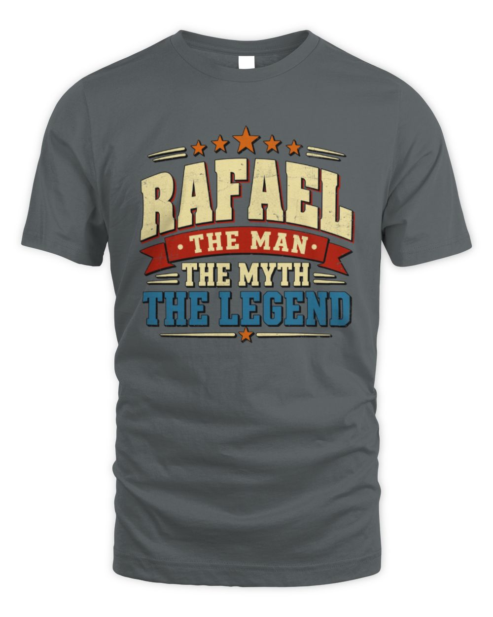 The Man The Myth The Legend Ribbon Vintage T-Shirt RAFAEL M1-56 / Unisex Standard T-Shirt / charcoal