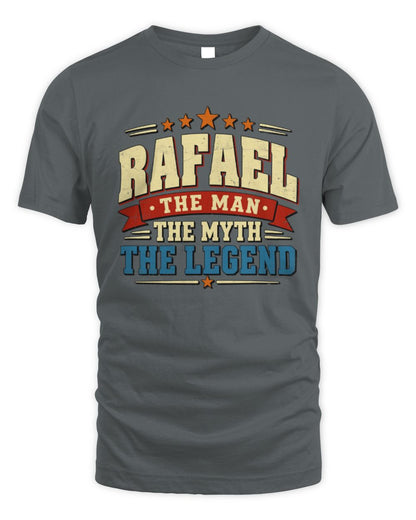 The Man The Myth The Legend Ribbon Vintage T-Shirt RAFAEL M1-56 / Unisex Standard T-Shirt / charcoal
