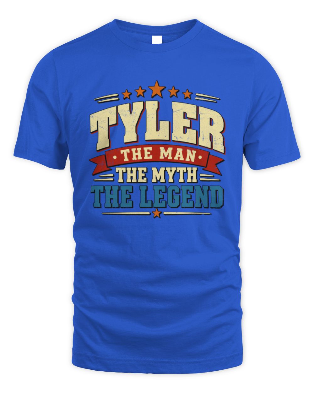 The Man The Myth The Legend Ribbon Vintage T-Shirt TYLER M1-56 / Unisex Standard T-Shirt / royal