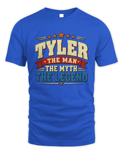The Man The Myth The Legend Ribbon Vintage T-Shirt TYLER M1-56 / Unisex Standard T-Shirt / royal