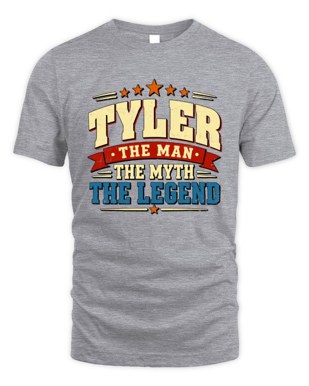 The Man The Myth The Legend Ribbon Vintage T-Shirt TYLER M1-56 / Unisex Standard T-Shirt / sport grey