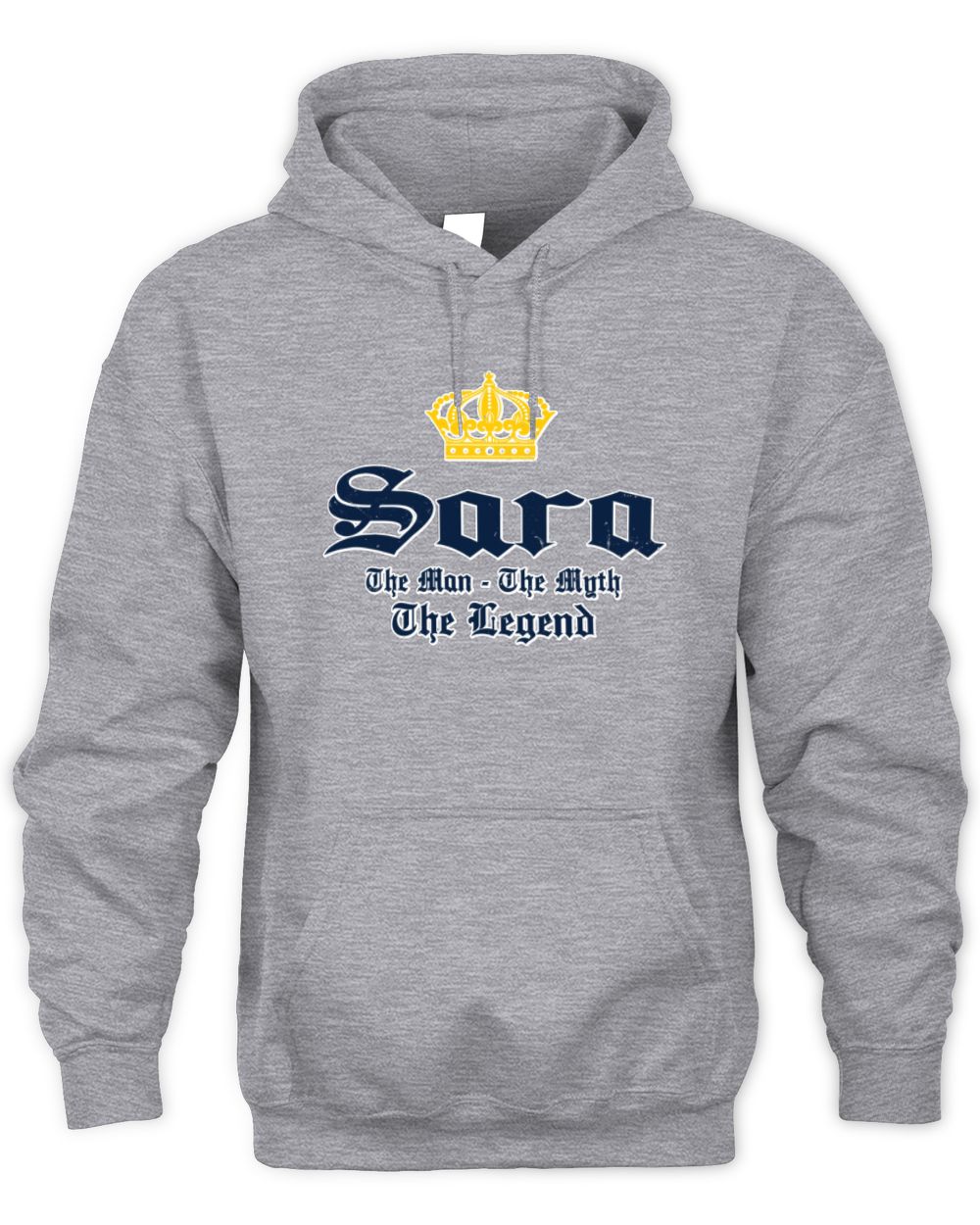 The Man The Myth The Legend Corona Beer T-Shirt SARA M1-S83 / Unisex Hoodie / sport grey