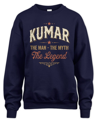 I'm Name I'm Not Rude I Just Have The Balls Funny T-Shirt KUMAR M1-77 / Unisex Sweatshirt / navy