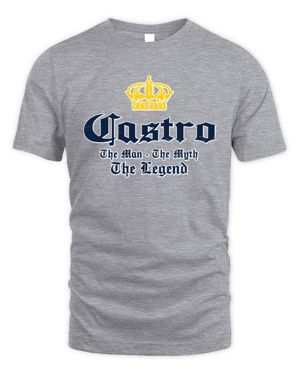The Man The Myth The Legend Corona Beer T-Shirt CASTRO M1-S83 / Unisex Standard T-Shirt / sport grey