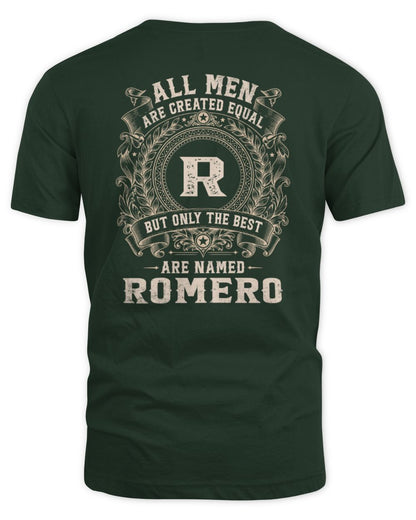 All Men Are Created Equal Cool Logo Shirt ROMERO M1-60 / Unisex Standard T-Shirt / forest green