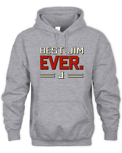 Best Your Name Ever Cool Shirt JIM M1-58 / Unisex Hoodie / sport grey