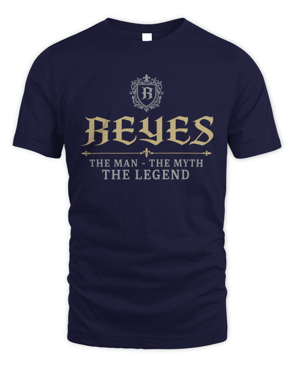 The Man The Myth The Legend Western Shirt REYES M1-78 / Unisex Standard T-Shirt / navy