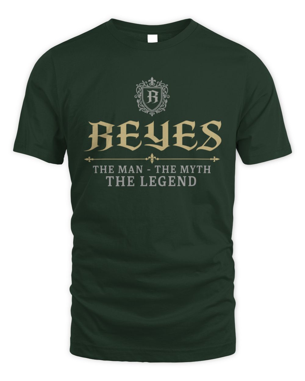 The Man The Myth The Legend Western Shirt REYES M1-78 / Unisex Standard T-Shirt / forest green