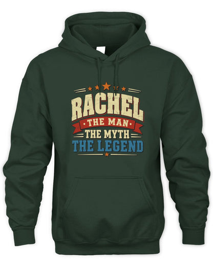 The Man The Myth The Legend Ribbon Vintage T-Shirt RACHEL M1-56 / Unisex Hoodie / forest green