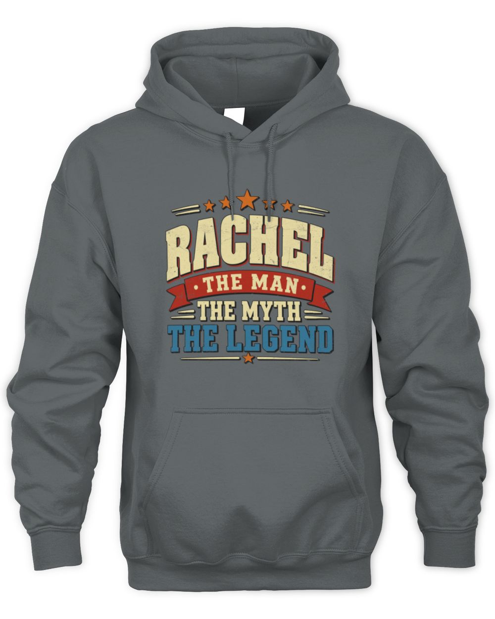 The Man The Myth The Legend Ribbon Vintage T-Shirt RACHEL M1-56 / Unisex Hoodie / charcoal