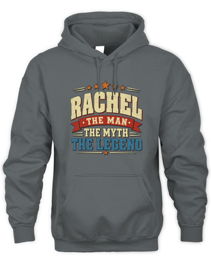 The Man The Myth The Legend Ribbon Vintage T-Shirt RACHEL M1-56 / Unisex Hoodie / charcoal