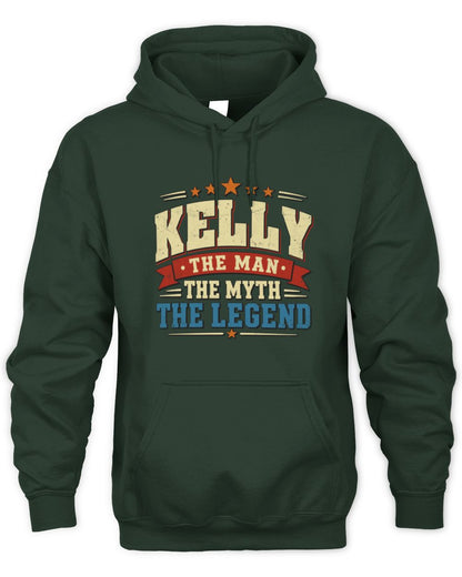 The Man The Myth The Legend Ribbon Vintage T-Shirt KELLY M1-56 / Unisex Hoodie / forest green