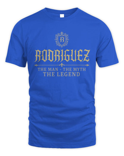 The Man The Myth The Legend Western Shirt RODRIGUEZ M1-78 / Unisex Standard T-Shirt / royal