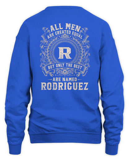 All Men Are Created Equal Cool Logo Shirt RODRIGUEZ M1-60 / Unisex Sweatshirt / royal