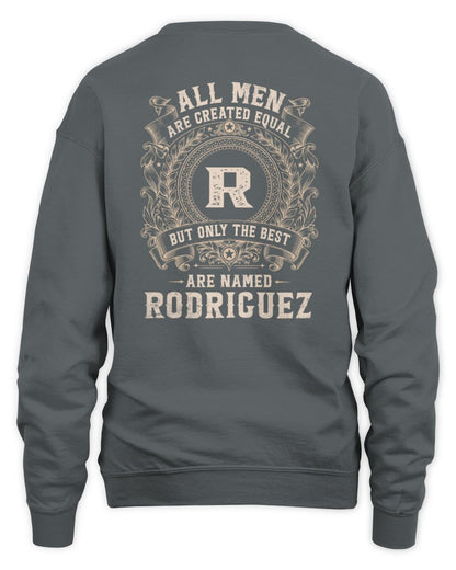 All Men Are Created Equal Cool Logo Shirt RODRIGUEZ M1-60 / Unisex Sweatshirt / charcoal