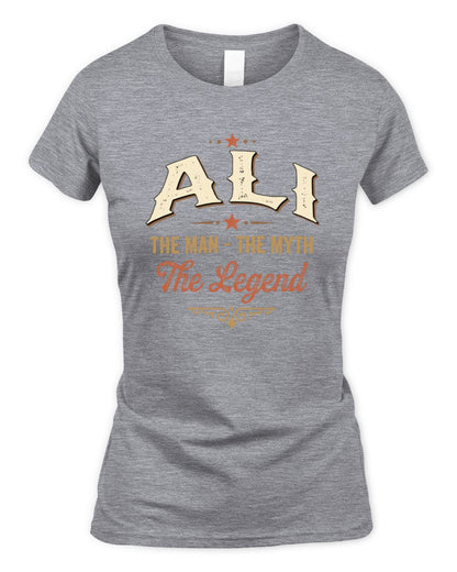 I'm Name I'm Not Rude I Just Have The Balls Funny T-Shirt ALI M1-77 / Women's Standard T-Shirt / sport grey