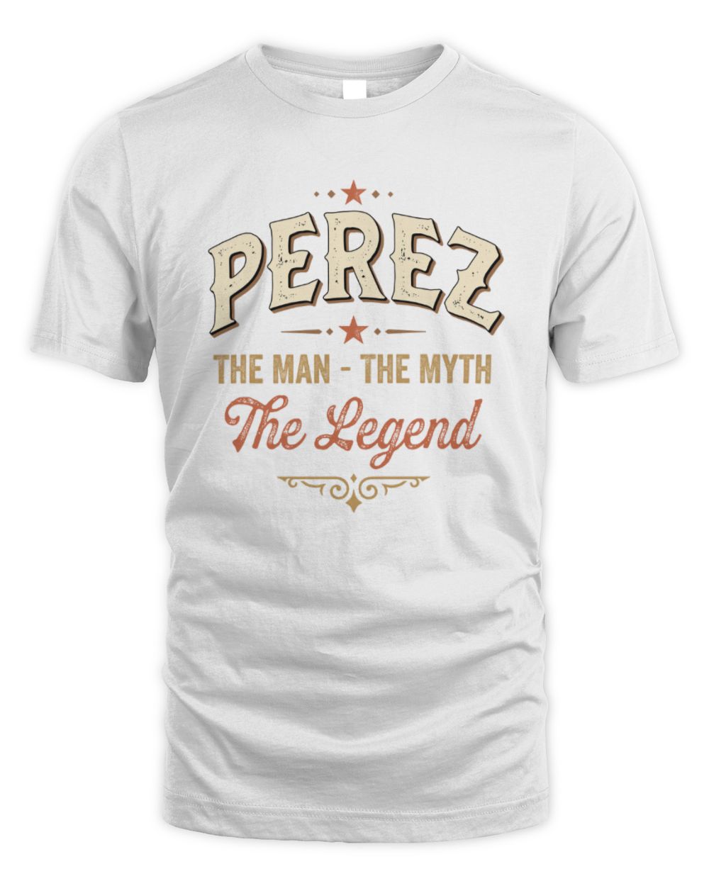 I'm Name I'm Not Rude I Just Have The Balls Funny T-Shirt PEREZ M1-77 / Unisex Standard T-Shirt / white