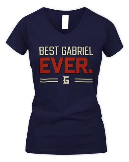 Best Your Name Ever Cool Shirt GABRIEL M1-58 / Women's V-Neck T-Shirt / navy