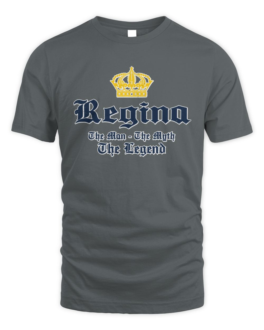 The Man The Myth The Legend Corona Beer T-Shirt REGINA M1-S83 / Unisex Standard T-Shirt / charcoal