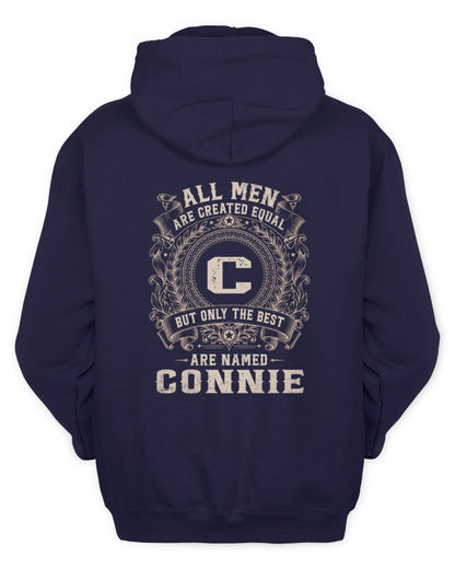 All Men Are Created Equal Cool Logo Shirt CONNIE M1-60 / Unisex Hoodie / navy