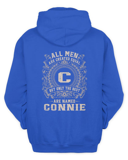 All Men Are Created Equal Cool Logo Shirt CONNIE M1-60 / Unisex Hoodie / royal
