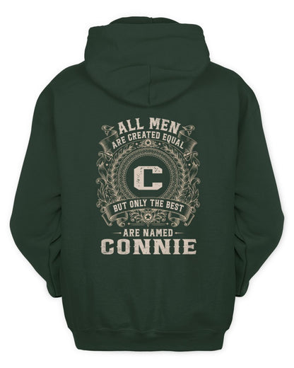 All Men Are Created Equal Cool Logo Shirt CONNIE M1-60 / Unisex Hoodie / forest green