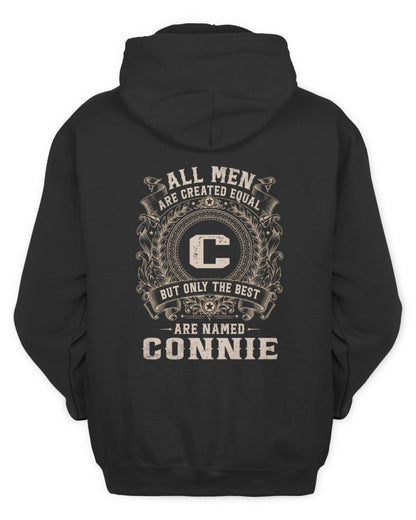 All Men Are Created Equal Cool Logo Shirt CONNIE M1-60 / Unisex Hoodie / black
