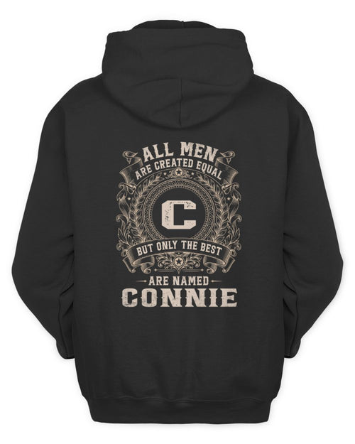 All Men Are Created Equal Cool Logo Shirt CONNIE M1-60 / Unisex Hoodie / black