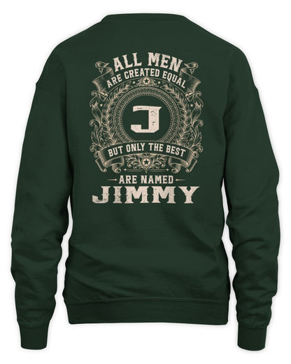 All Men Are Created Equal Cool Logo Shirt JIMMY M1-60 / Unisex Sweatshirt / forest green
