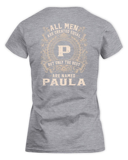 All Men Are Created Equal Cool Logo Shirt PAULA M1-60 / Women's Standard T-Shirt / sport grey
