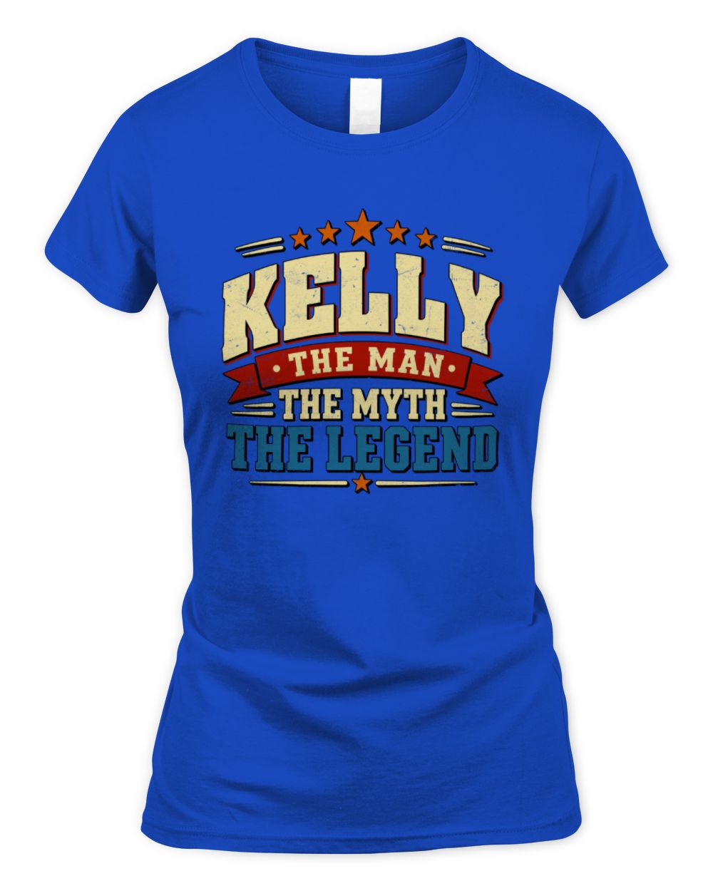 The Man The Myth The Legend Ribbon Vintage T-Shirt KELLY M1-56 / Women's Standard T-Shirt / royal