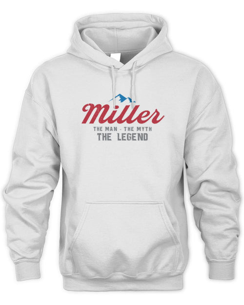 The Man The Myth The Legend Coors Light Beer T-Shirt MILLER M1-S84 / Unisex Hoodie / white