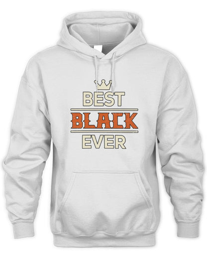 Best Your Name With Crown Shirt BLACK M1-59 / Unisex Hoodie / white