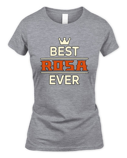 Best Your Name With Crown Shirt ROSA M1-59 / Women's Standard T-Shirt / sport grey