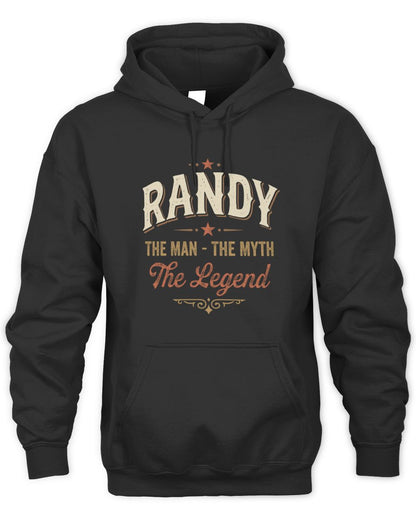 I'm Name I'm Not Rude I Just Have The Balls Funny T-Shirt RANDY M1-77 / Unisex Hoodie / black