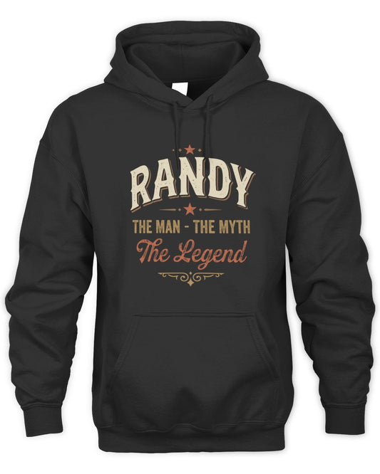 I'm Name I'm Not Rude I Just Have The Balls Funny T-Shirt RANDY M1-77 / Unisex Hoodie / black