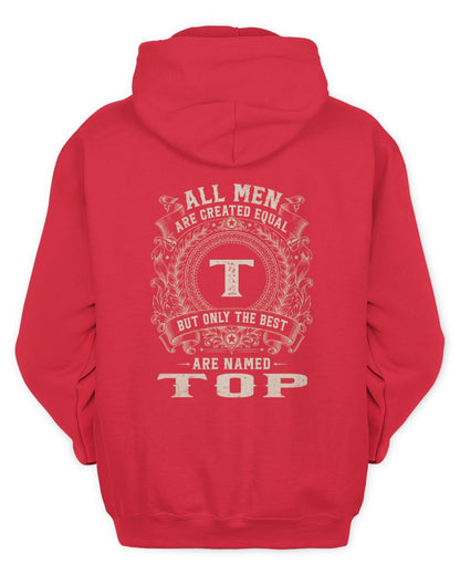 All Men Are Created Equal Cool Logo Shirt TOP M1-60 / Unisex Hoodie / red
