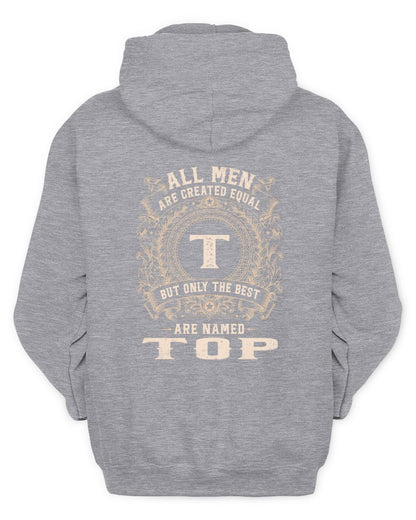 All Men Are Created Equal Cool Logo Shirt TOP M1-60 / Unisex Hoodie / sport grey
