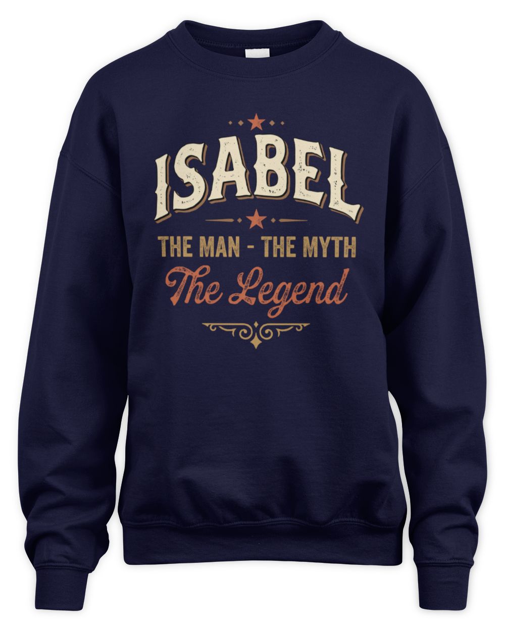 I'm Name I'm Not Rude I Just Have The Balls Funny T-Shirt ISABEL M1-77 / Unisex Sweatshirt / navy
