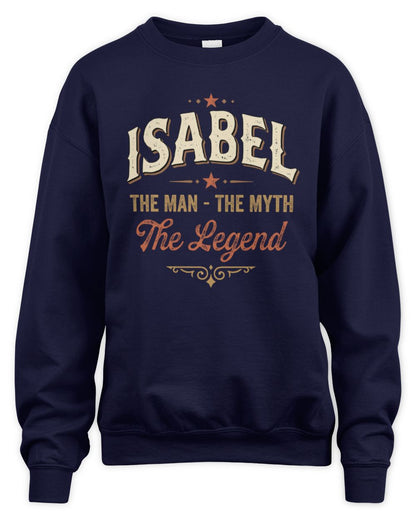 I'm Name I'm Not Rude I Just Have The Balls Funny T-Shirt ISABEL M1-77 / Unisex Sweatshirt / navy