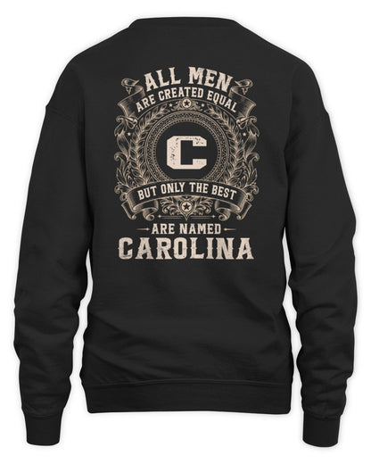 All Men Are Created Equal Cool Logo Shirt CAROLINA M1-60 / Unisex Sweatshirt / black