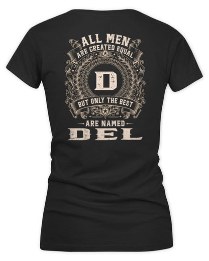 All Men Are Created Equal Cool Logo Shirt DEL M1-60 / Women's V-Neck T-Shirt / black